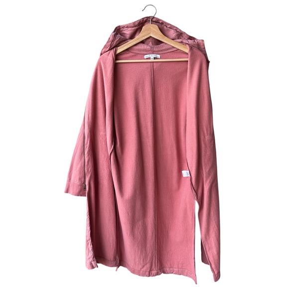 Young Fabulous & Broke Hoodie Sweater Top Pink Long Zip Up XS Casual Comfort - Picture 3 of 9